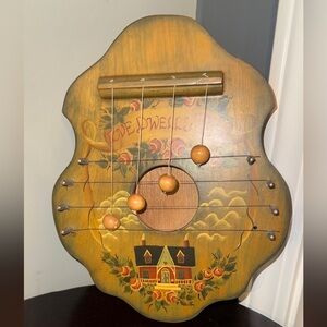Vintage Door Harp.. Hand Crafted and painted